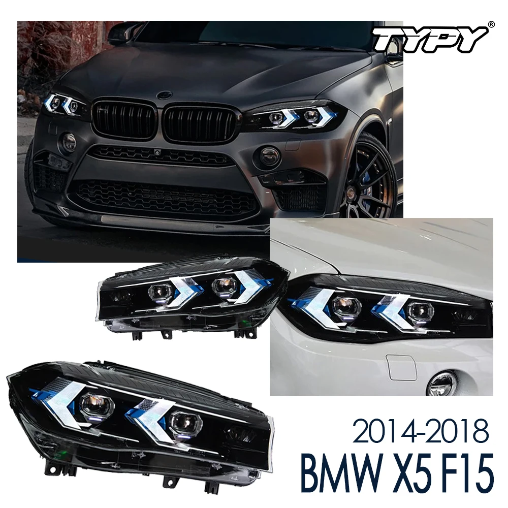 

TYPY Car Headlights For BMW X5 F15 LED 2014-2018 Headlight Styling Dynamic Turn Signal Lens Automotive accessories assembly