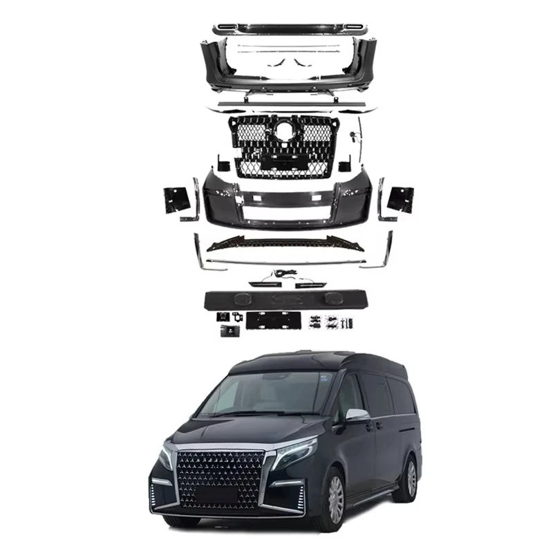 Upgrade Top Quality Durable PP MaterialAuto Body Kit Set Car Body Kits for Mercedes Benz Vito Vclass W447 V250 Auto Accessories