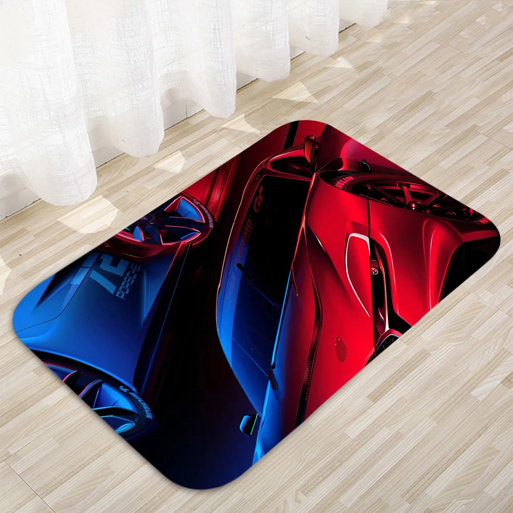 Gran Turismo Mats Home Carpet Door Mats Modern Decor Carpet Bathroom Anti-Slip Floor Mats 460