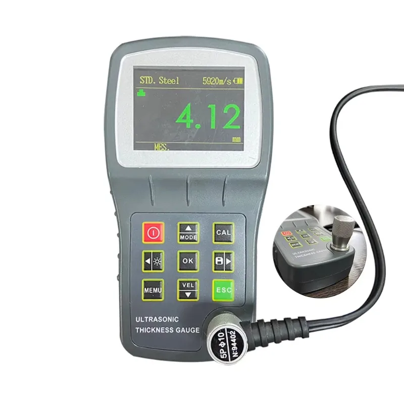 

Digital Handheld Thickness Analyzer 0.75mm Resolution for Aerospace Aluminum (Data Logging)