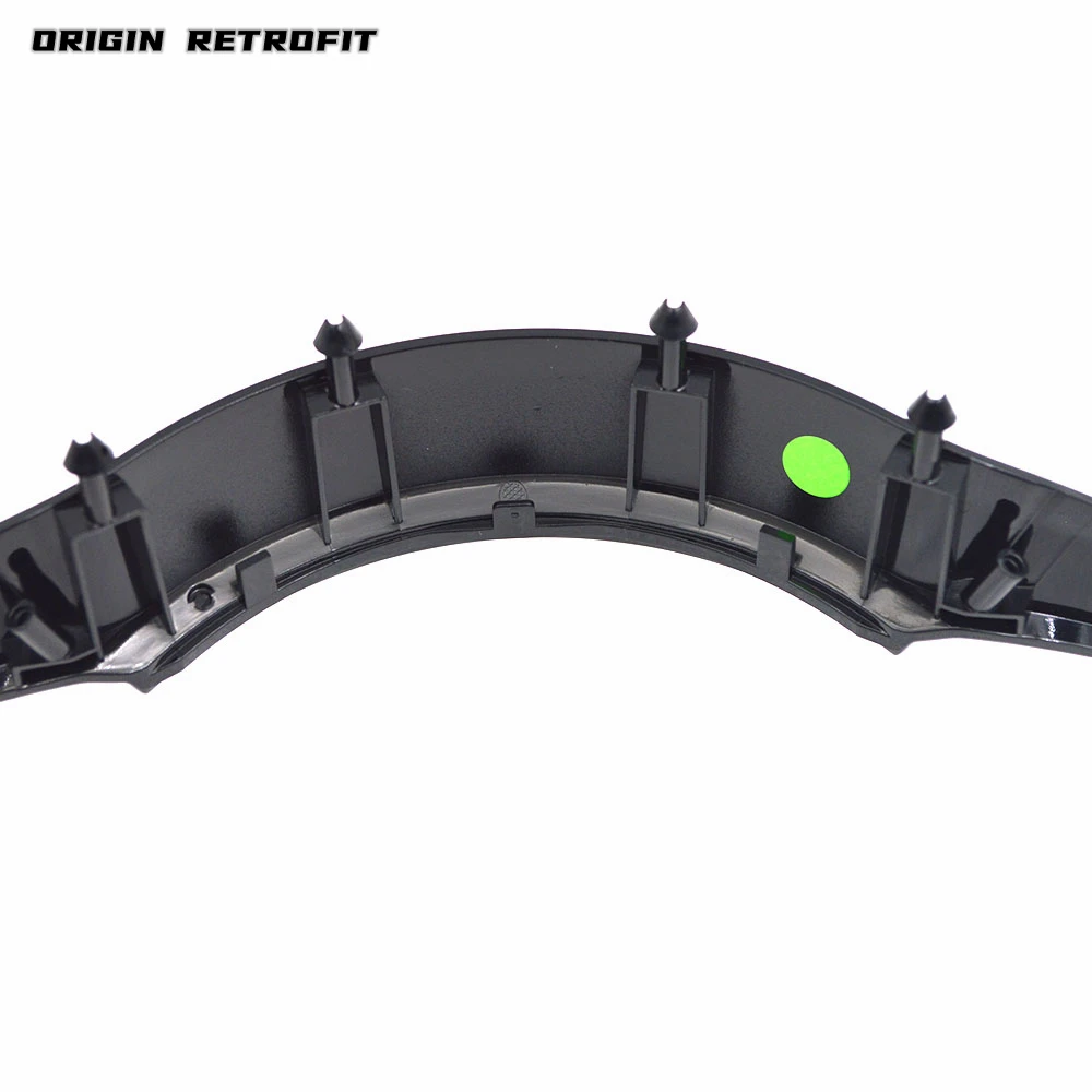 For VW R line Rline Steering Wheel Black Trim Black Piano Frame for Golf mk7 sports steering wheel without logo