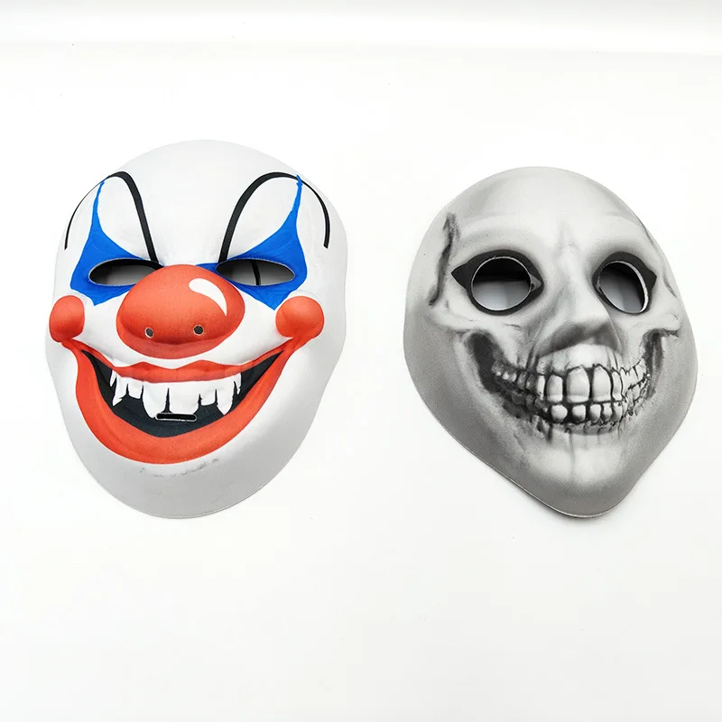 Halloween Mask Cosplay Clown Costume Prom Party Props Full Face Funny Scary Decoration,Halloween Dress Up Costume Accessories