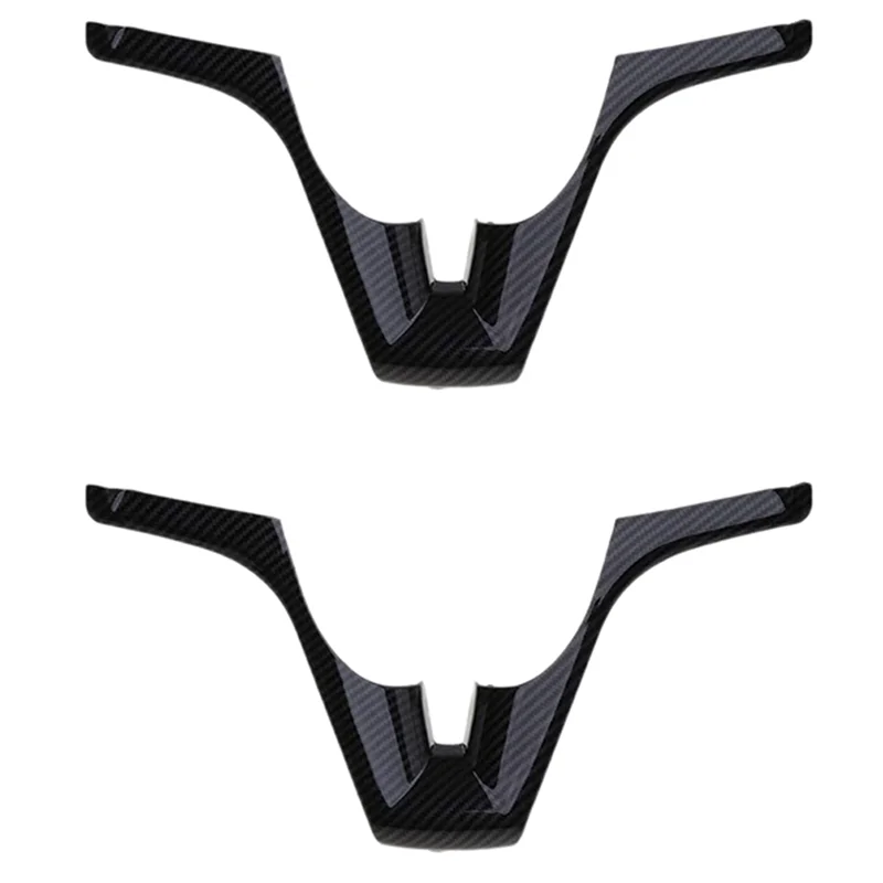 

2X Car Carbon Fiber Interior Steering Wheel Trim For Classic Cruze Sedan Hatchback 2009-2015