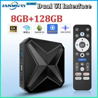 2026 nuevo Smart TV Box Q1MINI + interfaz de doble UI Android 16 RK 3518 asistente de Google HD 8K reproductor multimedia de vídeo decodificador