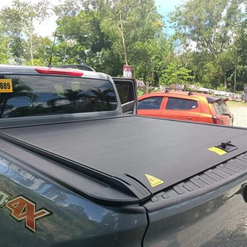 Pickup Truck Bed Rear Hardtop Roller Shutter Lid Tonneau Cover For Nissan Navara Np300 Frontier D40 D22 D23 Pro4x