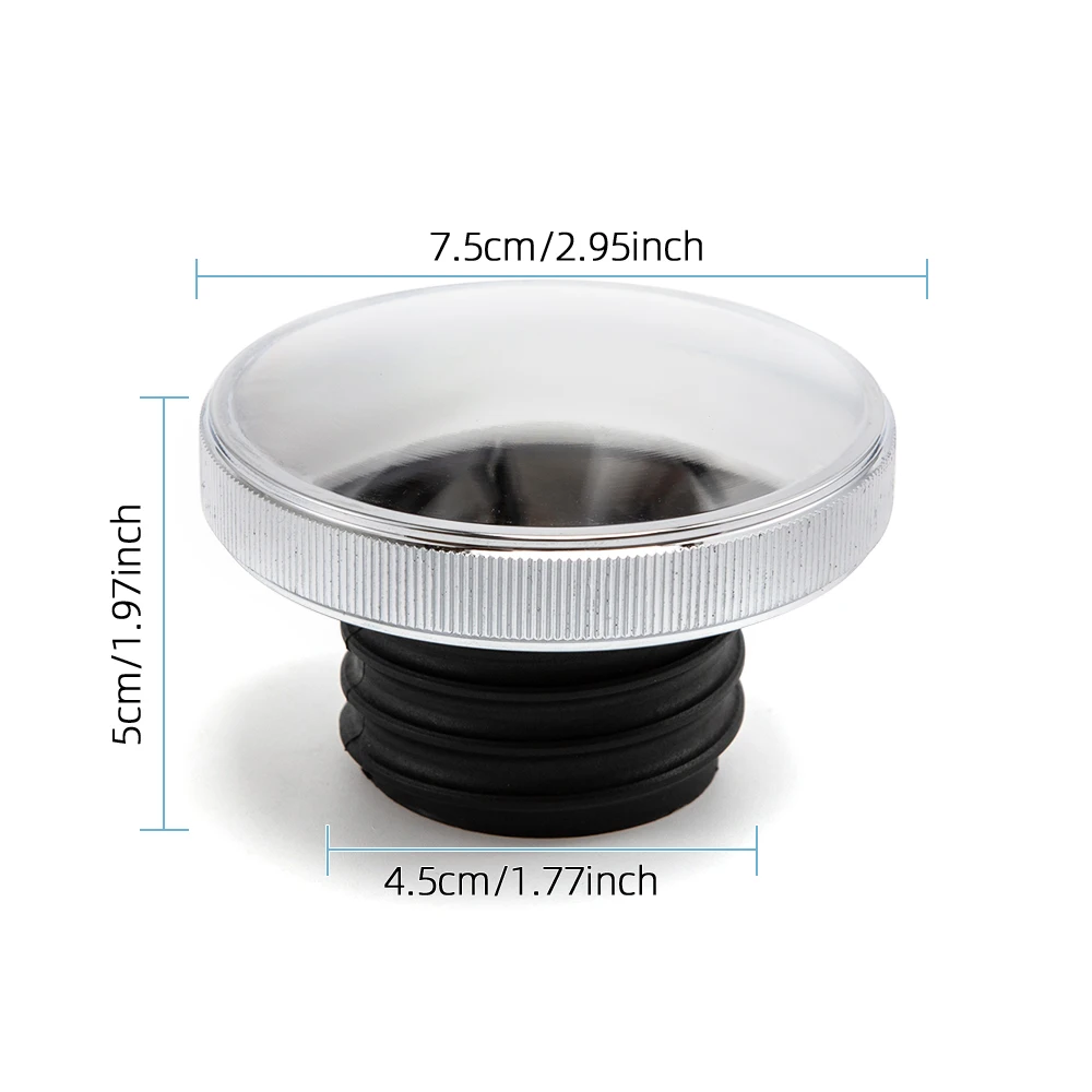 Motorcycle Tank Cover Split Screw Gas Fuel Oil Tank Cap for Harley Sportster XL 883 1200 Dyna Softail FXST FLST 1996-2018