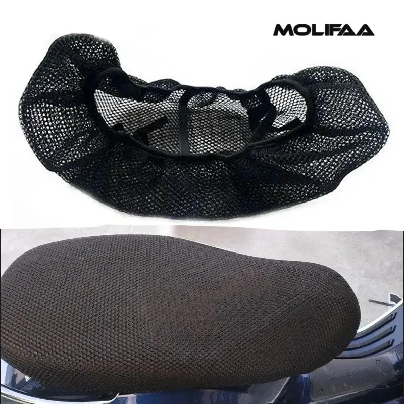 For Vespa Primavera Sprint 125 150 LX150 GTS GTV 250 300 Nylon Seat Cover Net Motorcycle Breathable Cushion Cover Accessories