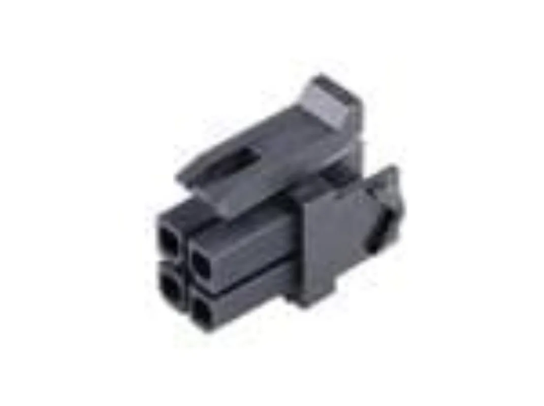 (20-100pcs) 1729520401 MOLEX Micro-Fit TPA Receptacle Housing Dual Row 4 Circuits UL 94V-0 Low-Halogen Black