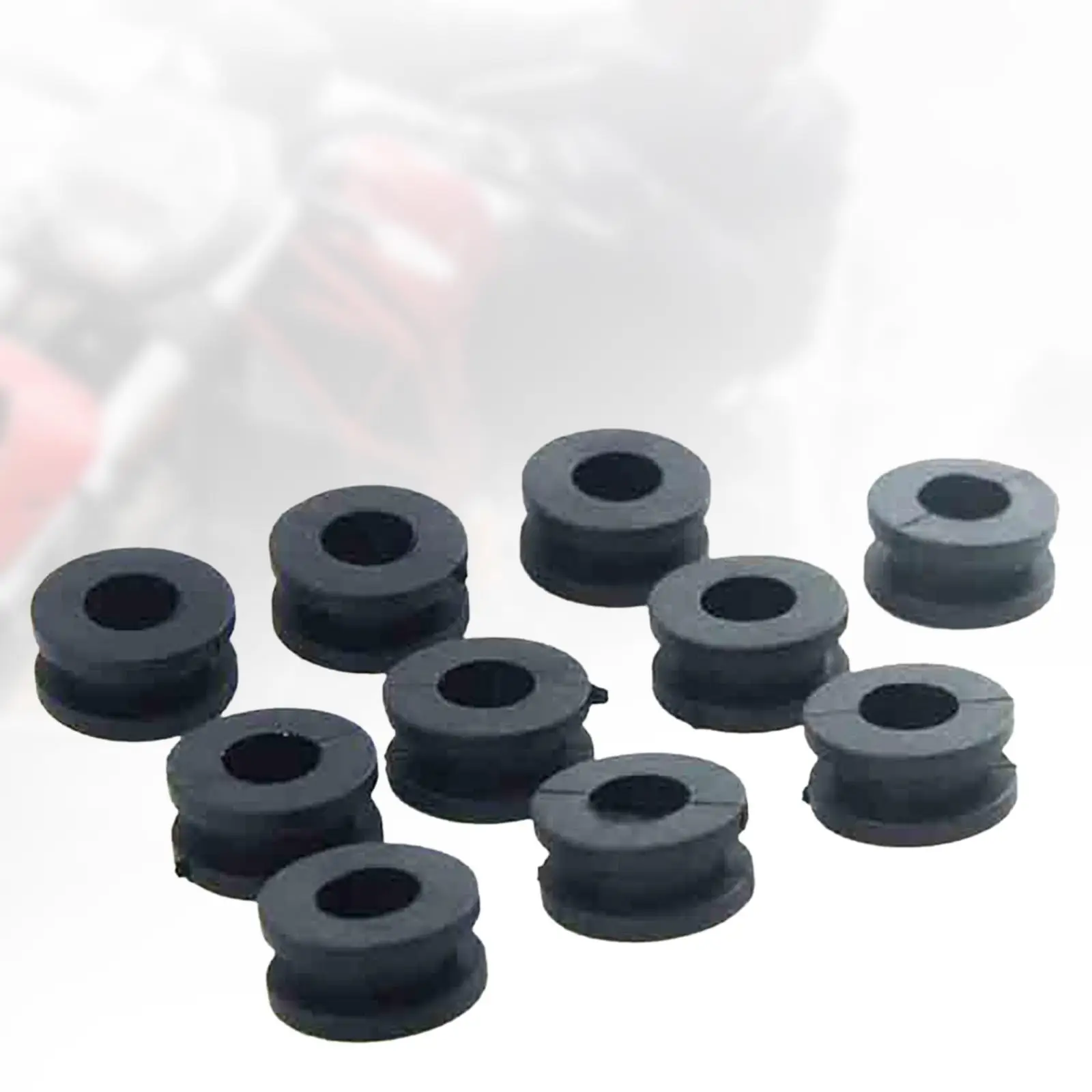 10Pcs Motorbike Shock Absorber Bush Bushing Replaces Parts Motorcycle Parts