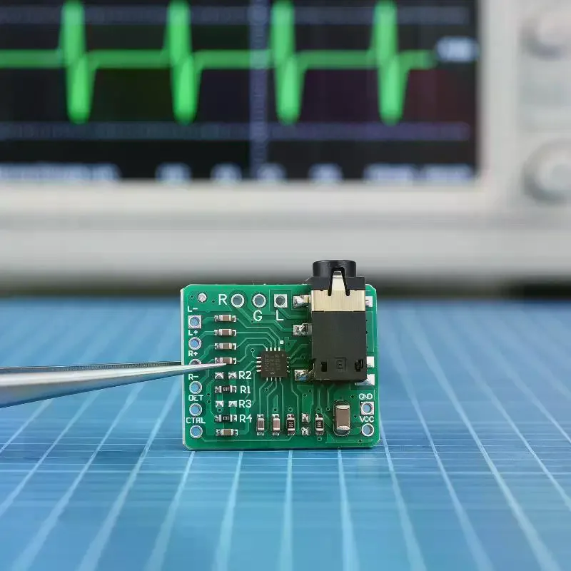 DIY HIFI Audio Equipment TPA6132 Headphone  Board, Low Power 2.3-5.5V Differential to Single-End Module