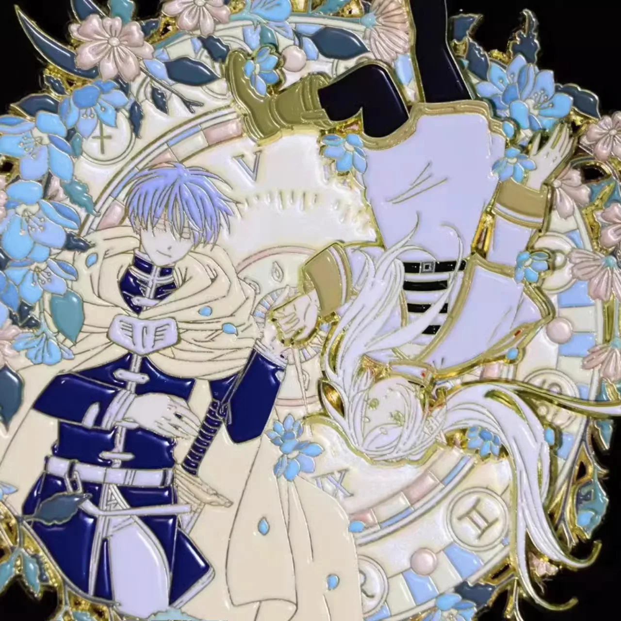 شارة بروش لشخصية الرسوم المتحركة اللطيفة المعدنية من Beyond Journey's End لملحقات حقيبة الظهر هدية ديكور #5