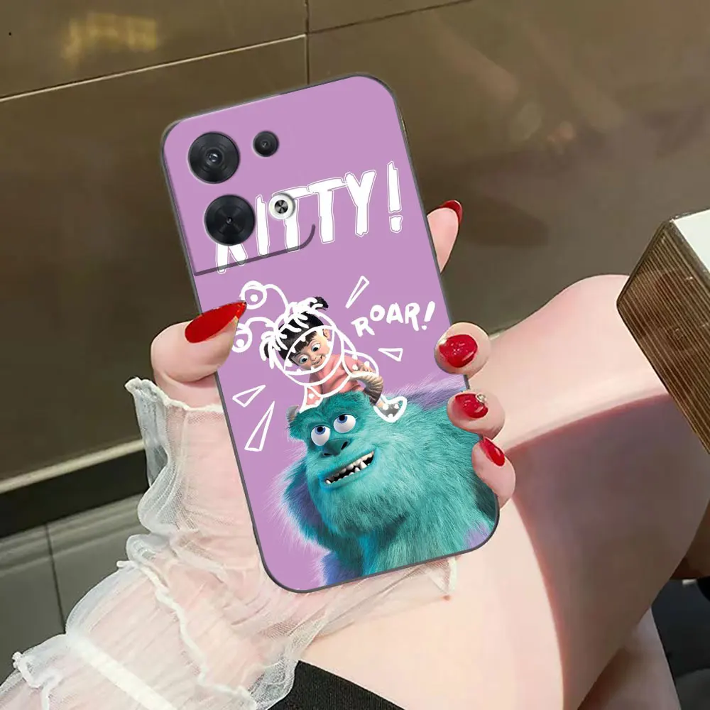 Cartoon BOO Blue Monsters Inc Cover Phone Case For OPPO RENO 11 11F 10 8T 8 7Z 7 6Z 6 5 5F 4 4F LITE PRO Case Funda Coque Shell