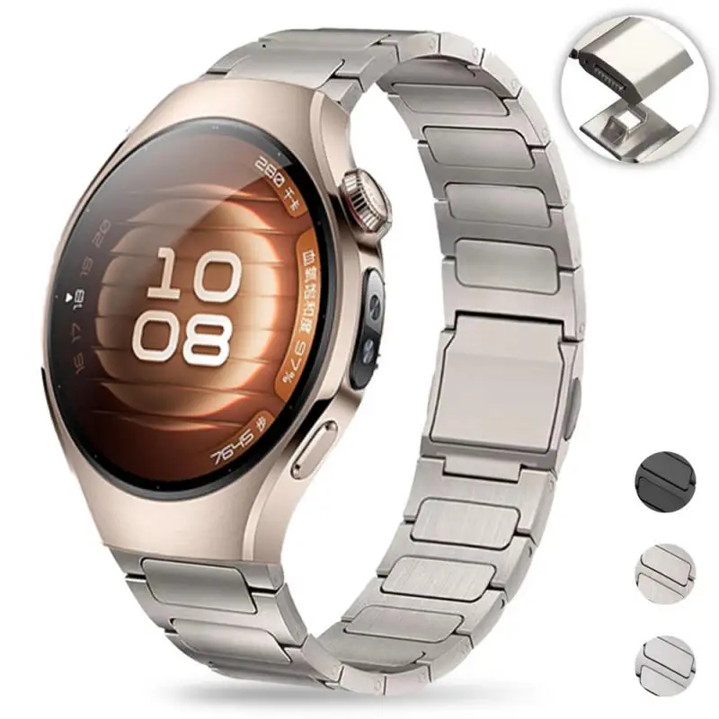 

Магнитный титановый ремешок 22 мм для Huawei Watch 5 46 мм, металлический браслет для Xiaomi Mi Watch S1/S1 Pro/S2/S3/S4 для CMF Watch Pro 2