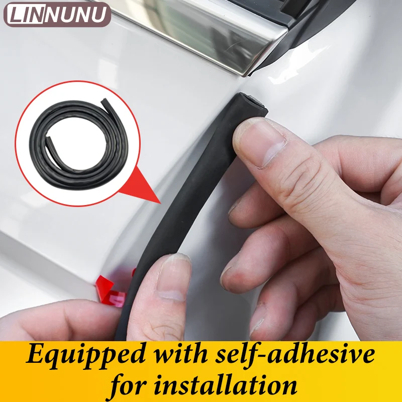 LINNUNU Boyue L Car Door Anti-collision Strip Seal Strip AntiRubbing Scratching Edge SealingFit for Geely Monjaro Atlas Starray