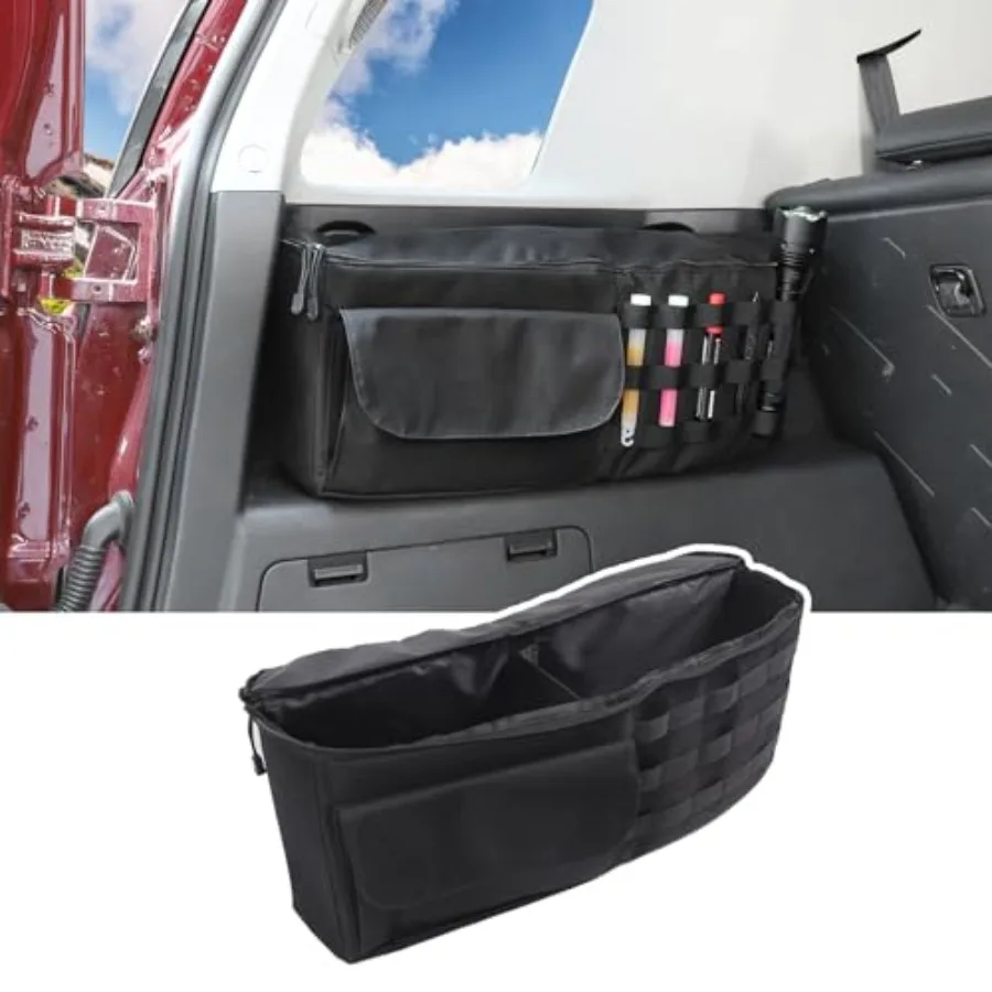 

Car Trunk Organizer Compatible with FJ Cruiser 20072021 Rear Left Storage Organizer MultiCompartment Ox Cloth Car Storage Bag