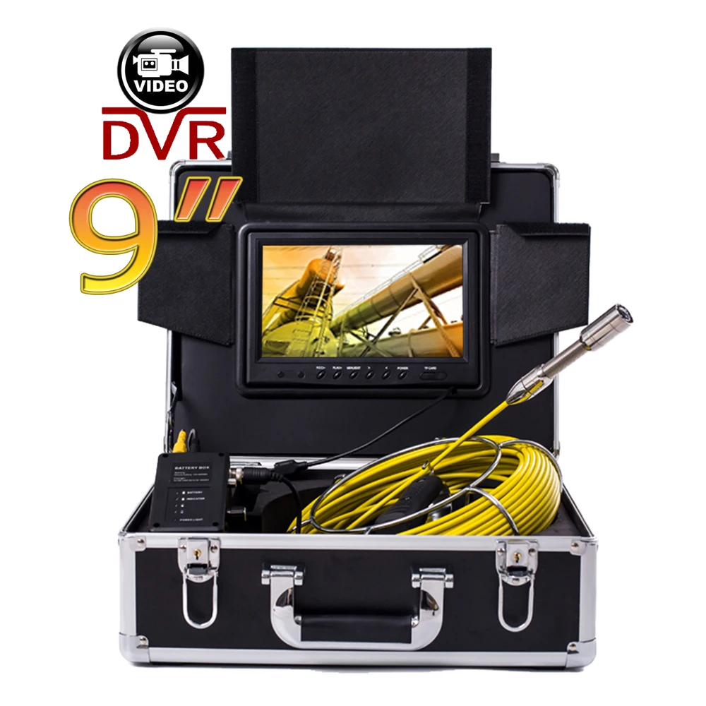 High Resolution Industrial CCTV Sewer Pipe Inspection Camera With Recording