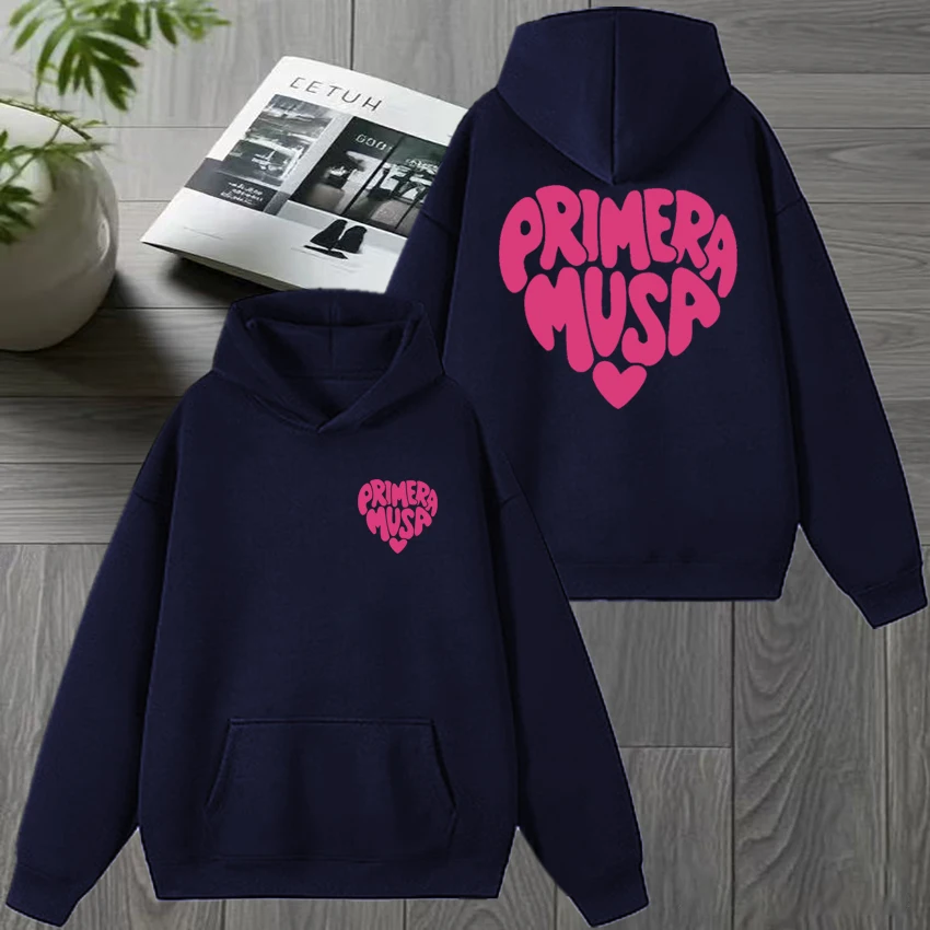 Hot Rapper Omar Courtz Primera Musa Album Grafische print Fleece Hoodie Mannen vrouwen harajuku mode Sweatshirt Unisex trui