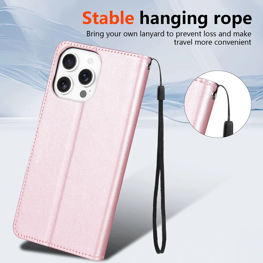 Wallet With Card Slots Classic Style Magnetic Flip Leather Case For iPhone 17 Air 17 Pro Max Shockproof Card Bag view 6