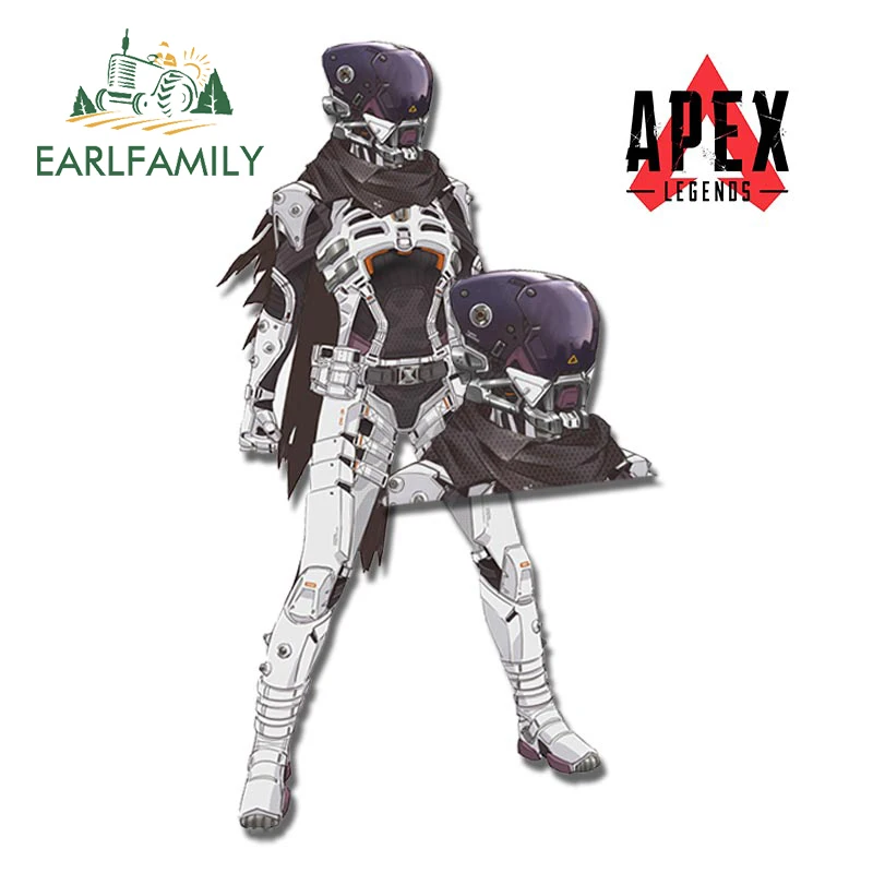 EARLFAMILY 13cm Voidwalker Wraith Apex Legends Car Stickers Graphics Personality Decal Bumper RV Motorcycle Laptop Car Styling