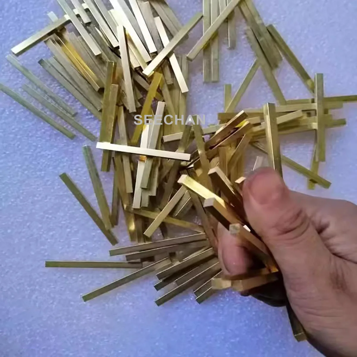 Length 500mm Brass Square Stick Thin Rod Solid Bar 1/1.5/2/2.5/3/4/4.5/5/6/7/8/9/9.5/10/11/12/13/14/15mm