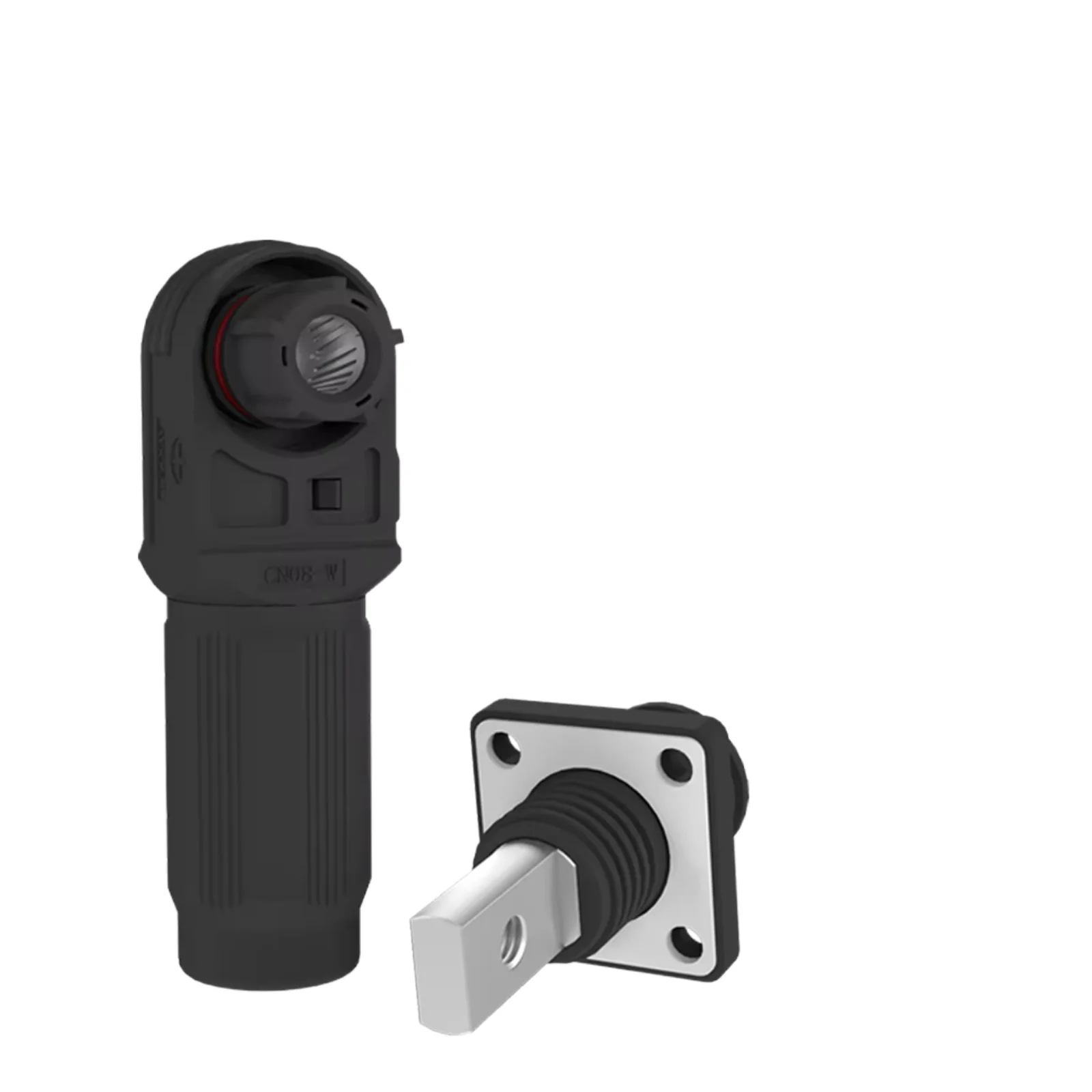 120A 230V Nylon Brass Power Connector 1P Male Female Wall Pass Through Terminal for Energy Storage Lithium Battery