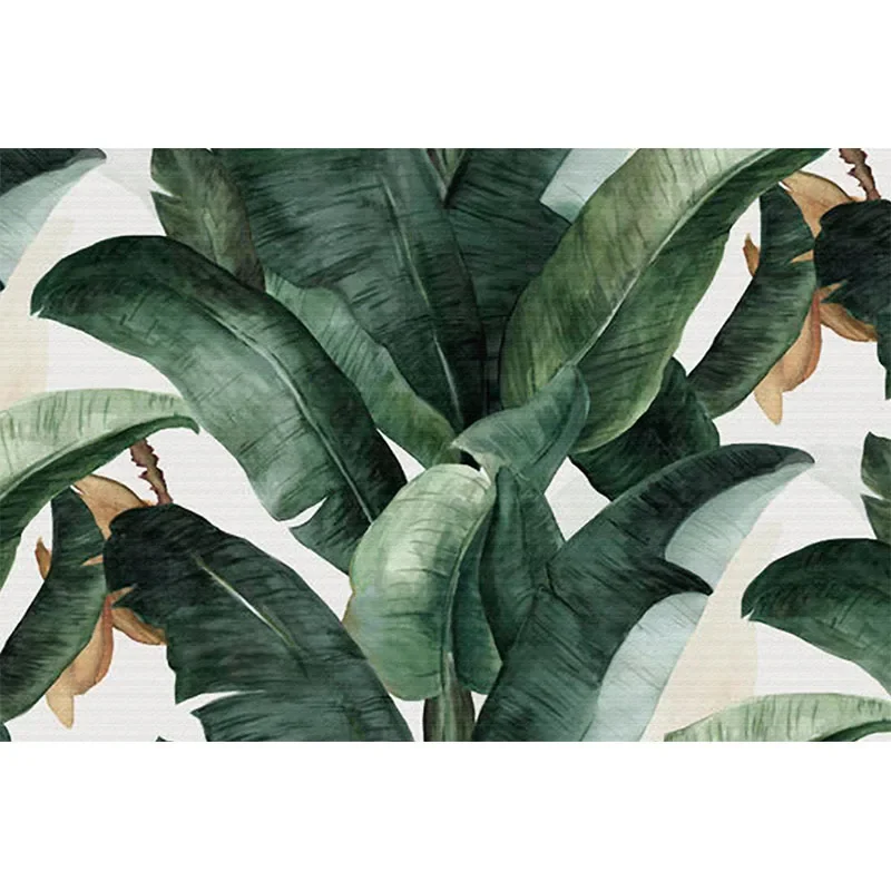 Custom Mural Wallpaper 3D Tropical Plant Green Leaves Wall Painting Living Room Study Dining INS Background Papel De Parede - Image 4