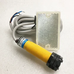 2m NPN or PNP DC barrier Photoelectric switch Photocell mirror feedback reflector retroreflective sensor Motion Detector