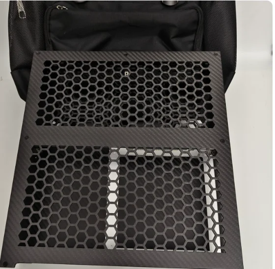 S59 S60 Tile ITX Mini Chassis, 6L Portable Small Case, SFX Power Supply Compatible, Triple Fan Graphics Card Supported
