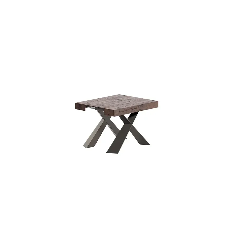 Solid wood retractable dining table, multi-functional invisible foldable, eating table that does not take up space
