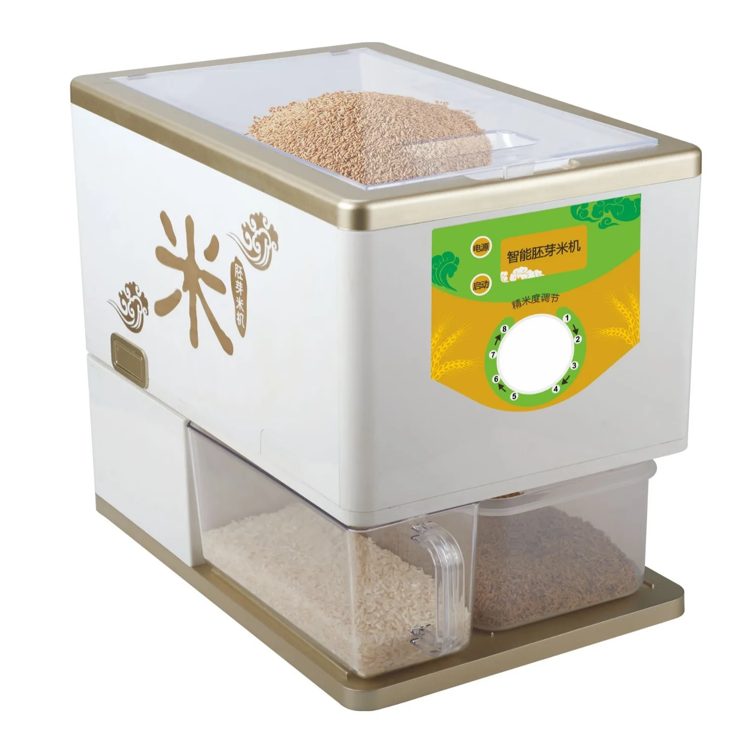Small household rice milling machine, shelled rice milling machine, fresh rice machine