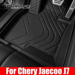 For Chery Jaecoo J7 2024 2025 LHD Accessories Specialized Floor Mats Car Mat TPE Waterproof Foot Mat Full Covers