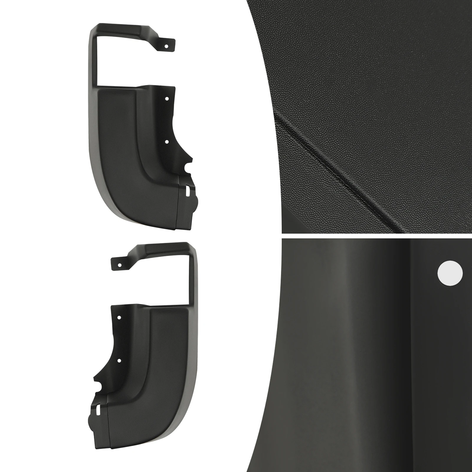 ABS المصد الخلفي الجانب نهاية غطاء تغليف لفورد ترانزيت 150 250 350 350 2015-2024