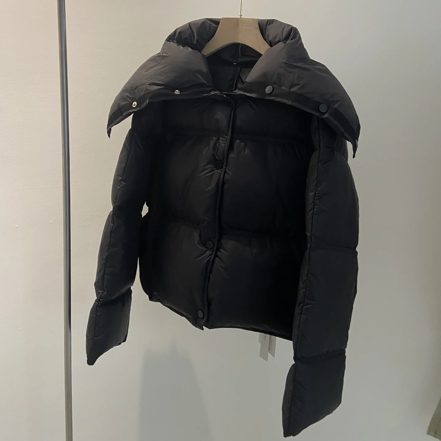 Matilda femmes ort Puffer Jaet pain singe chaud coupe ample col détachable mignon Sle blanc Du vers le bas remplissage manteau d'hiver