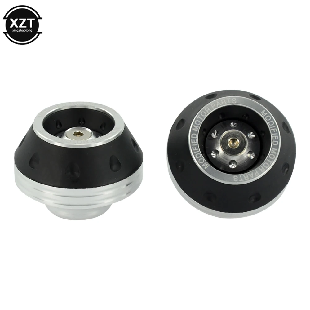 2PCS Motorrad Crash Protector Rad Schutz Pads Motorrad Motocross Reifen Rahmen Slider Bunte Moto Ausrüstung Zubehör