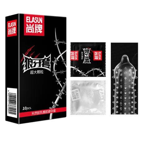Big Dotted Condomss for men delay ejaculation Natural Latex spike Dot Peniss sleeve condom presevative sexx toys for Adults 18