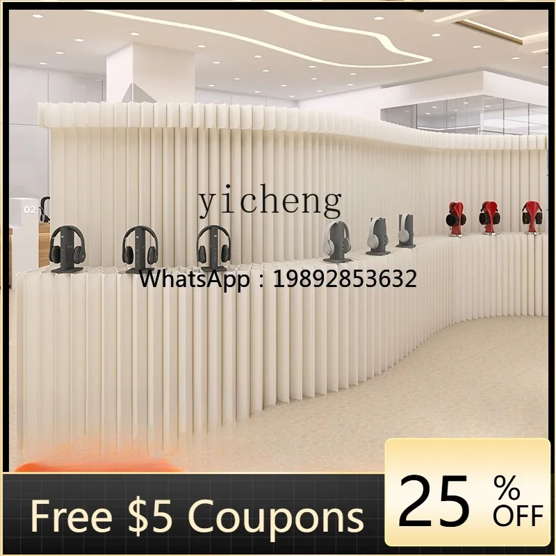 

AA booth single-layer luminous display stand home and commercial stackable folding mobile display case