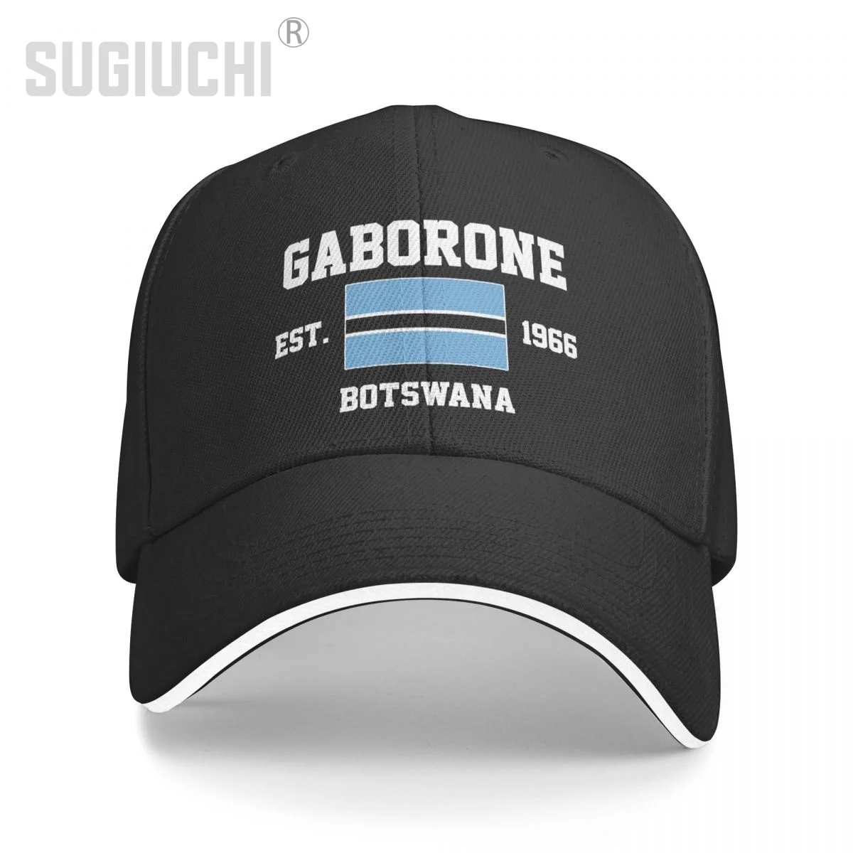 Baseball Cap Botswana EST.1966 Gaborone Capital Men Women Unisex Hip Hop Sandwich Caps Snapback Golf Hat Fishing