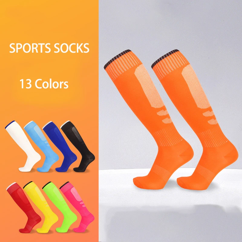 

Long non-slip Summer Ball Thin men's Section High Training Soccer Socks Children Knee Sports Socks Men