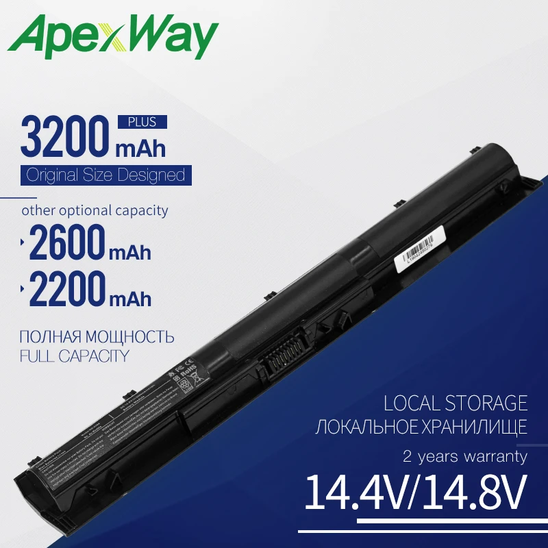 

Apexway K104 KI04 Laptop Battery 800049-001 HSTNN-DB6T HSTNN-LB6S For HP N2L84AA TPN-Q158 Star Wars Special Edition 15-an005TX