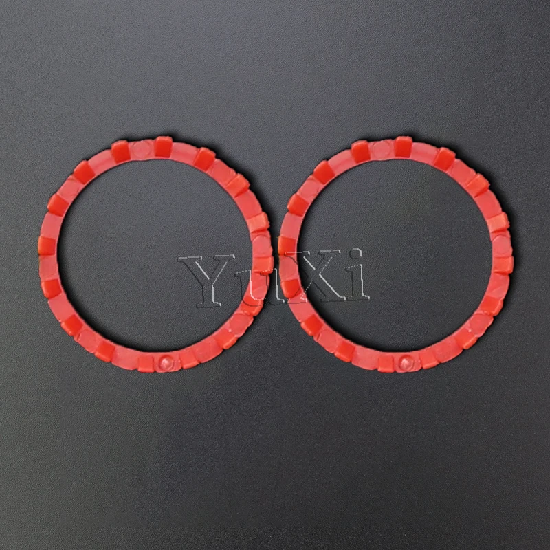 YuXi 1 пара = 2 шт. для контроллера PS5, аналоговые акцентные кольца для большого пальца для Sony Playstation 5 DualSense 5 PS5, сменные аксессуары