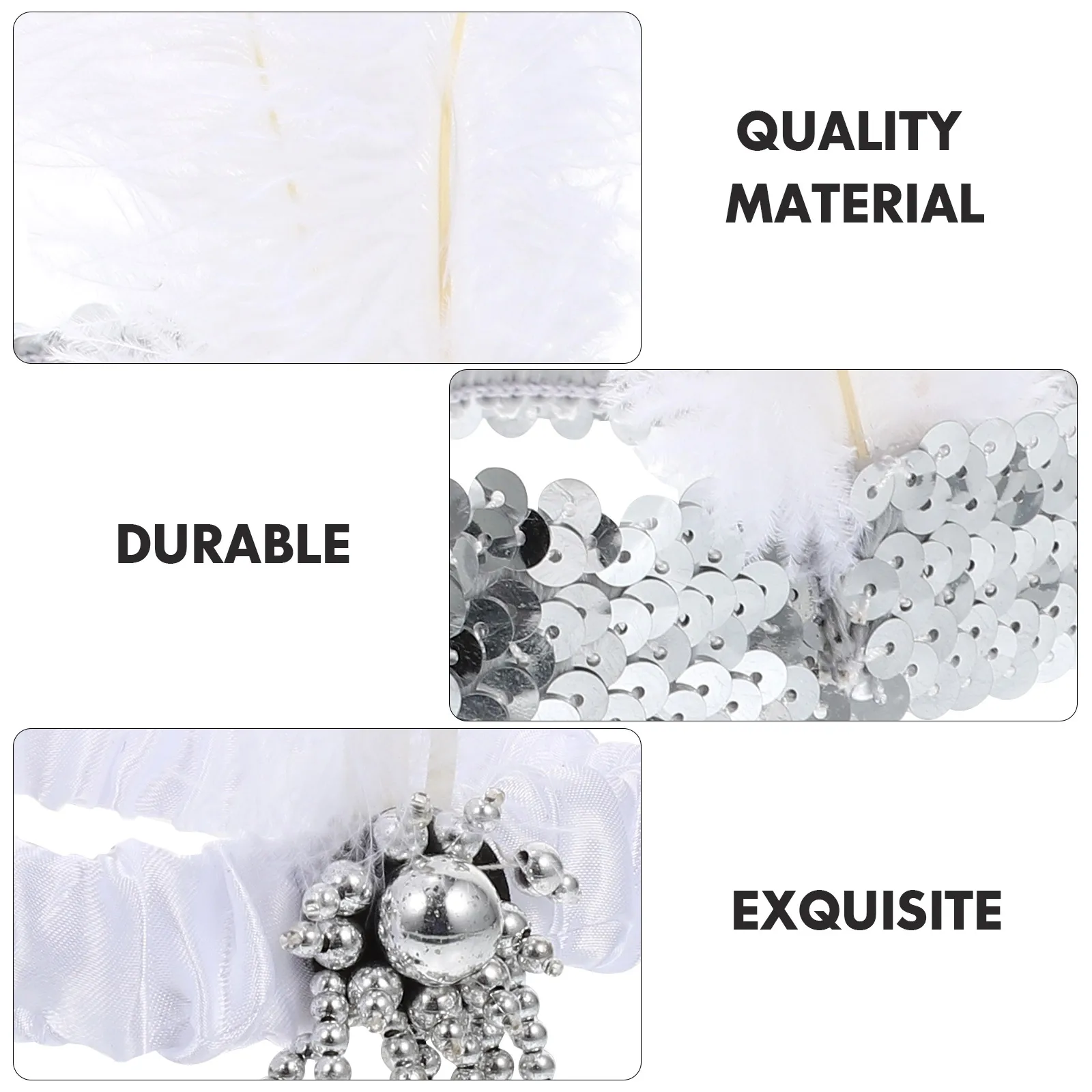 

12pcs Sequin Headband Hair Accessories Festival Carnival Party Decorative Headpieces Headdress for Women