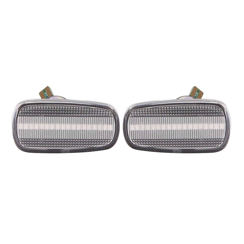 Indicatore di direzione laterale dinamico per auto indicatore di direzione a LED per Lexus IS200 300 LS430 Toyota Prius 1999-2005 trasparente