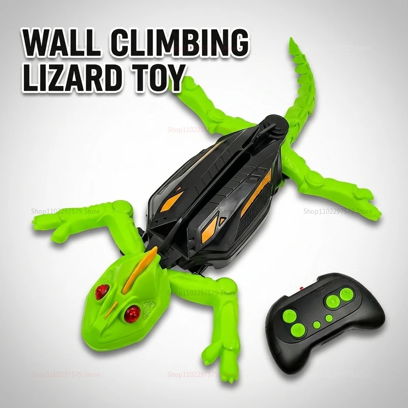 

Smart Wall Climbing Lizard Toy Remote Control Electric Animal Model Fun Kids Gift Christmas Indoor Outdoor Trick Toys For Boys G