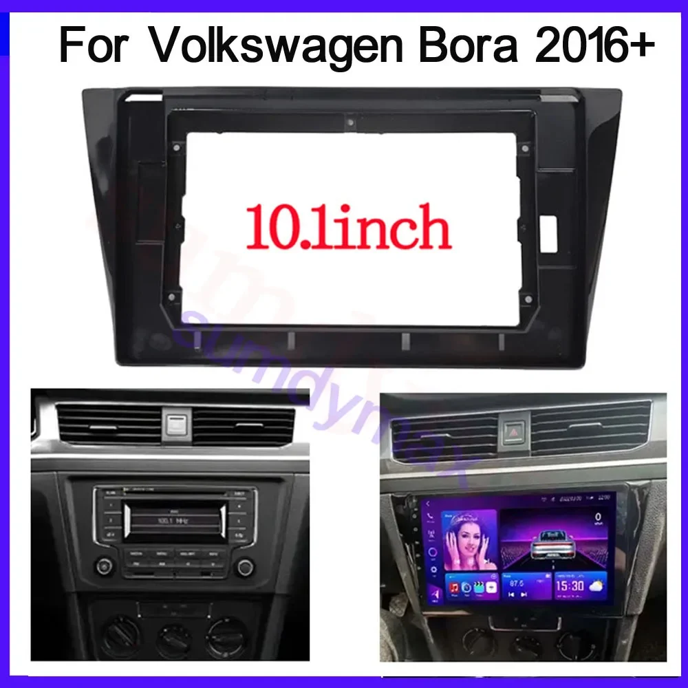 

10.1 inch Radio Panel Dash Fascia Plate 2 Din Frame Stereo Refitting Frame Facia Trim For Volkswagen Bora 2016 2017 2018