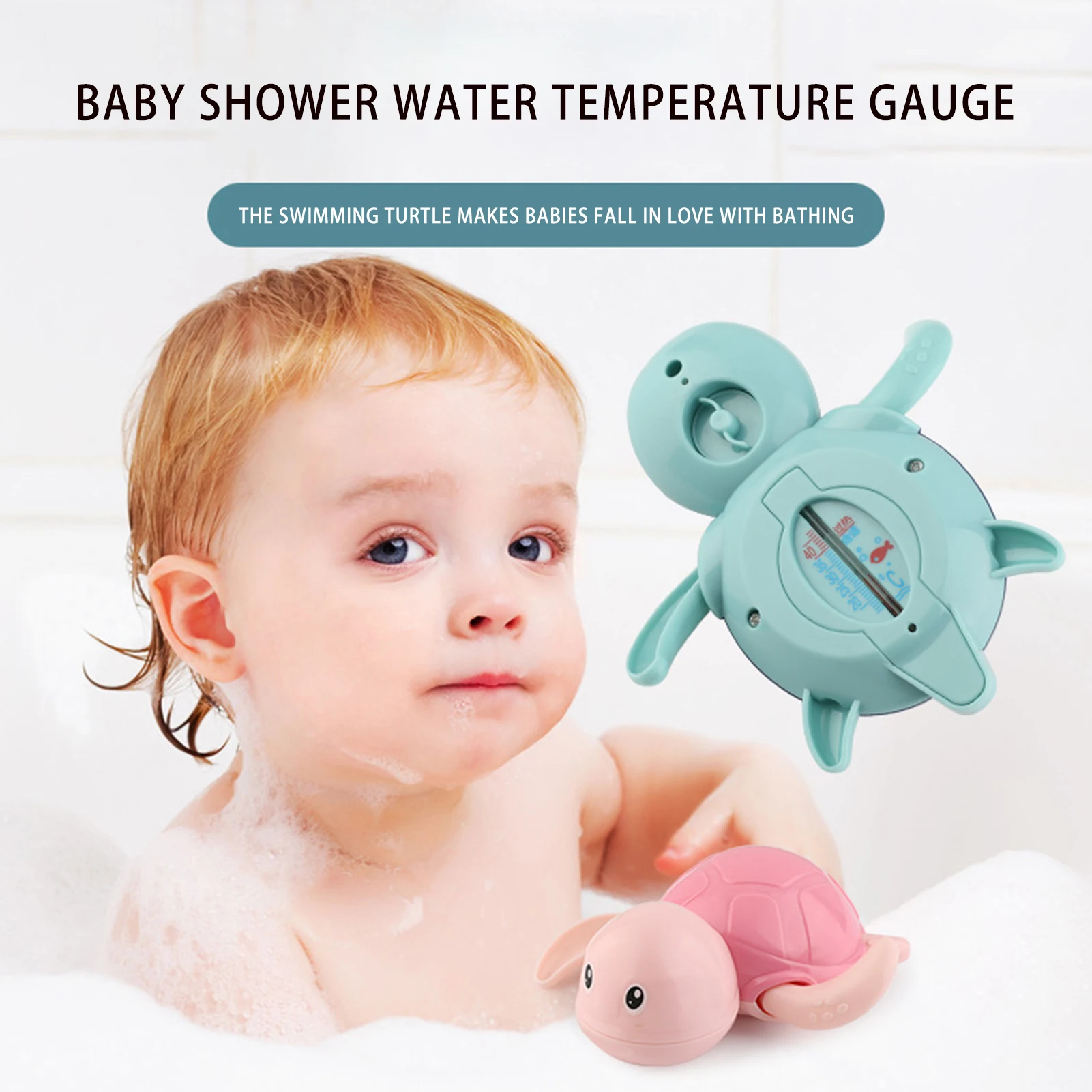 Baby Bath Thermometer Floating Toy Lovely Baby Bath Thermometer for Swimming Pools Hot Tubs and Spas