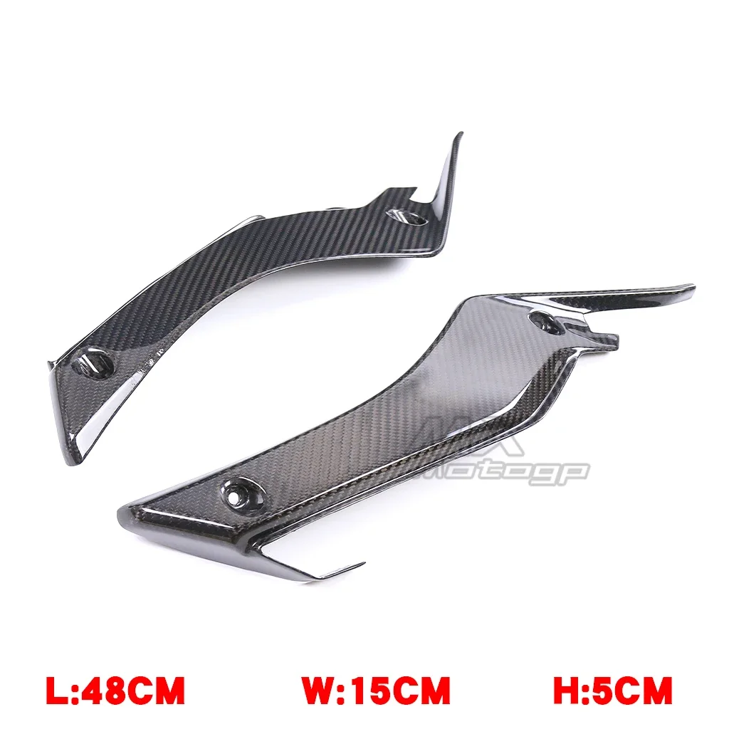 1 Pair Carbon Fiber Upper Frame Covers Side Panels For YAMAHA YZF R1 R1M YZF-R1 2015-2019 Motorcycle Accessories Fairings YZFR1