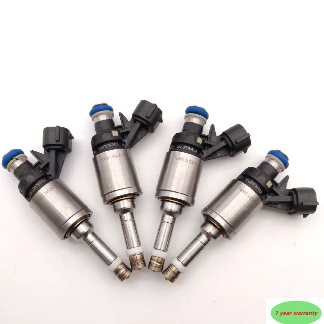 

4pc Fuel Injector 16600-1VA0A, 16600-1KC0A, 0261500092, 0261500090 for Nissan- Rogue Sport （2011-2013） MR20DD 4 Cyl 2.0L