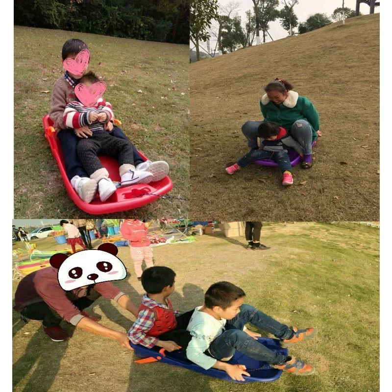 

2025: толстый и утолщенный двойной сноуборд для детей Pare nt-child, газонная доска, напольные сани Cli mbing Plow, песчаная доска с тормозом OT2