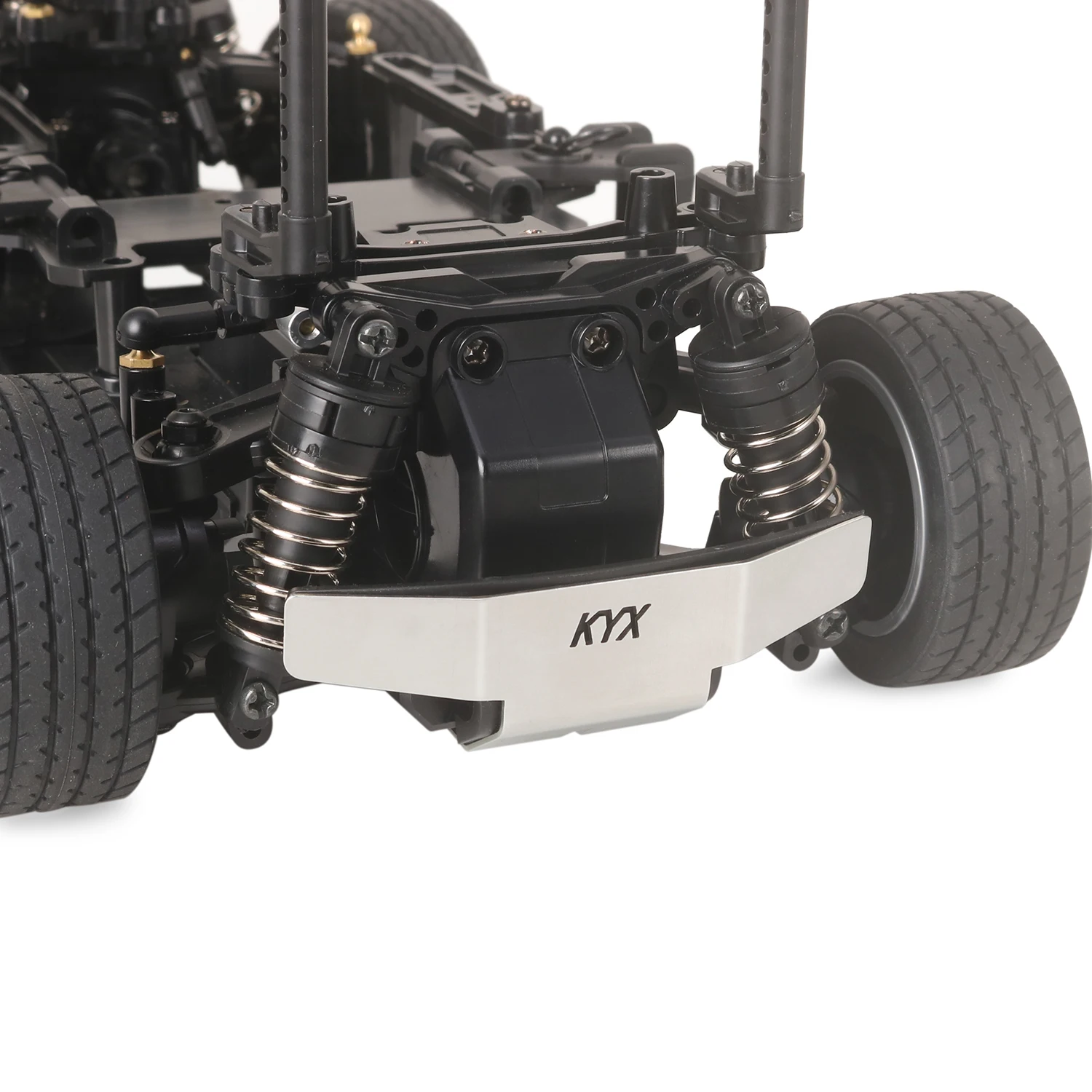 KYX Racing Stainless Steel Chassis Protector Chassis Guard Armor Upgrades Parts Accessories for 1/10 RC Car Tamiya MB01
