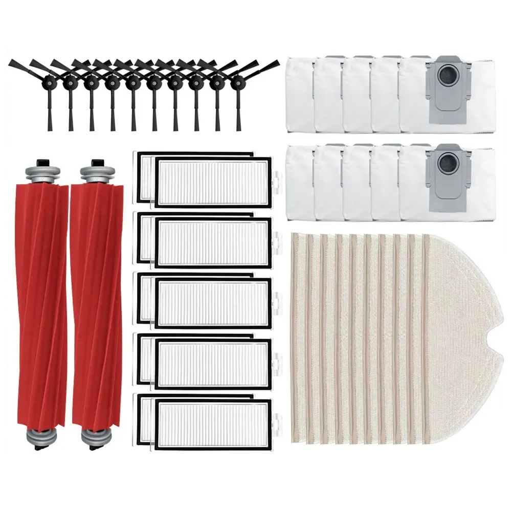 

A19F-роликовая щетка, сменная роликовая щетка для Roborock Q8 Max/Q8 Max+, аксессуары для робота-пылесоса, запасные части